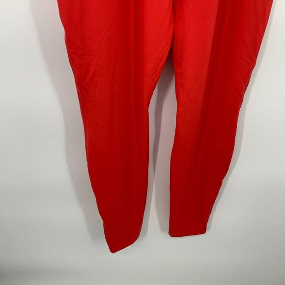 All in Motion Bodysuit Brushed Sculpt Red Scoopneck Sleeveless Jumpsuit - Picture 10 of 10